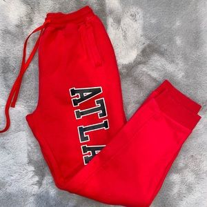 Atlanta sweatpants - red
